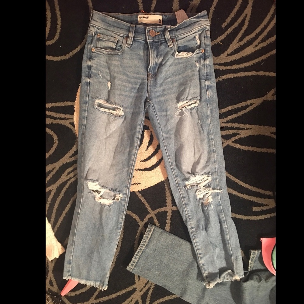 garage girlfriend jeans